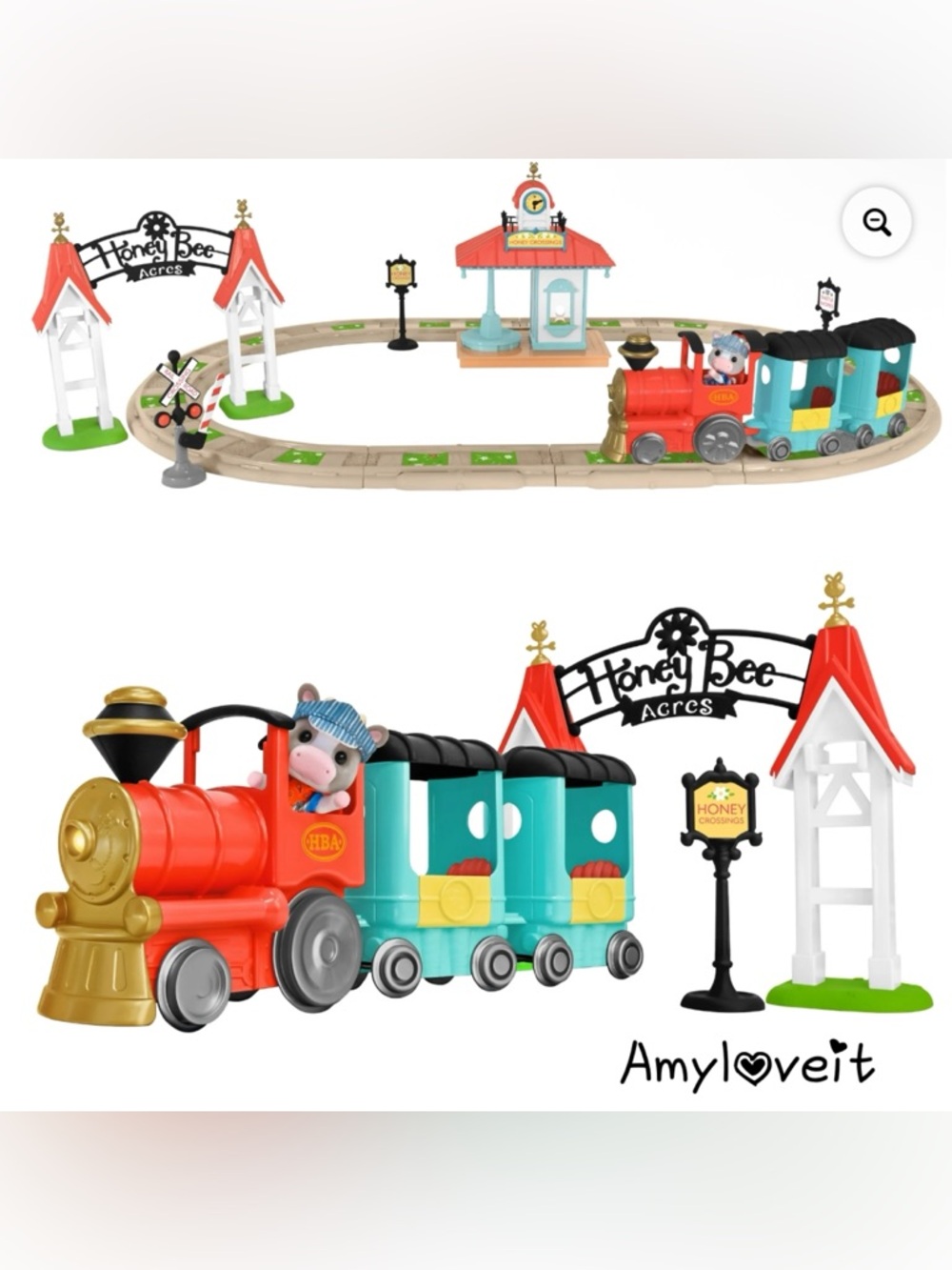 Honey Bee Acres Thistlestop Electric Train Station Set